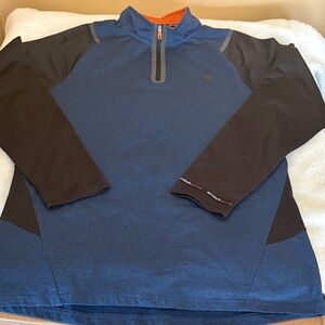 Spyder Men's Blue and Black Performance Jacket